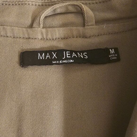 Max Jeans Women's Moto Vest Sz M - Picture 5 of 5